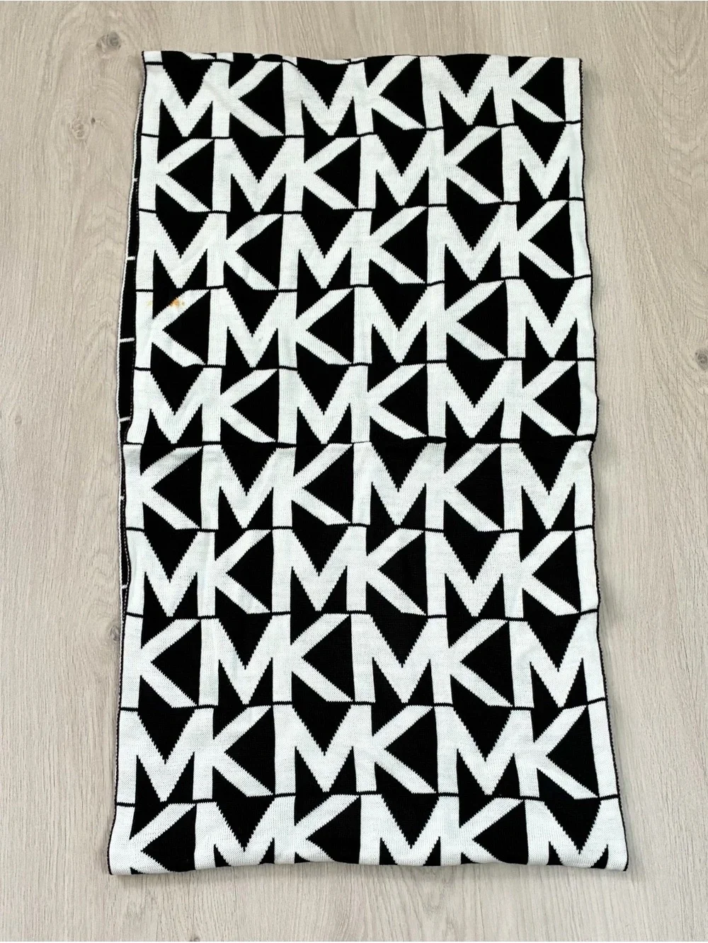 Michael Kors Black and White Colorway Scarf